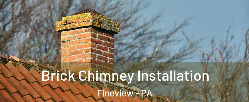 Brick Chimney Installation Fineview - PA
