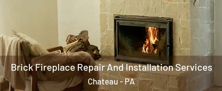 Brick Fireplace Repair And Installation Services Chateau - PA