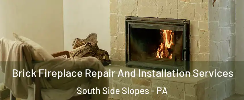 Brick Fireplace Repair And Installation Services South Side Slopes - PA