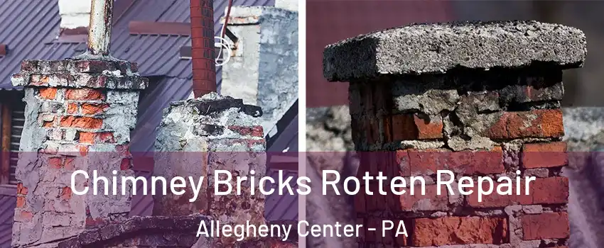 Chimney Bricks Rotten Repair Allegheny Center - PA