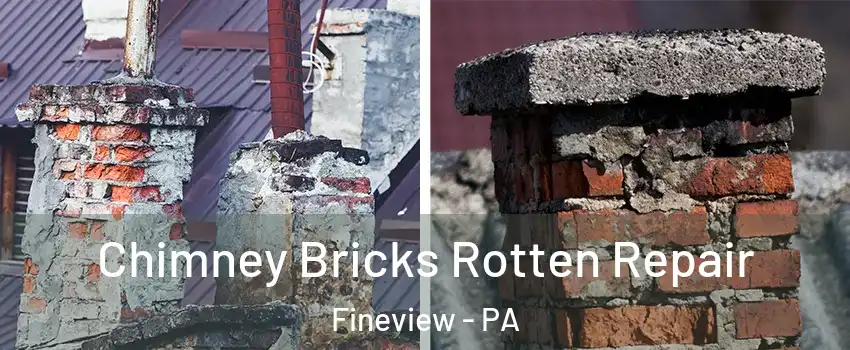 Chimney Bricks Rotten Repair Fineview - PA
