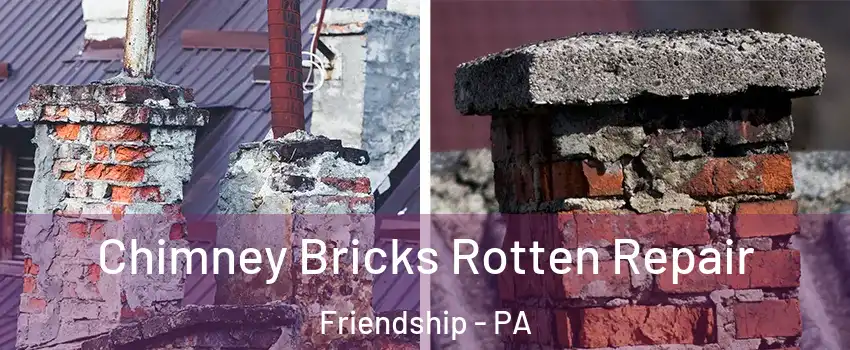 Chimney Bricks Rotten Repair Friendship - PA