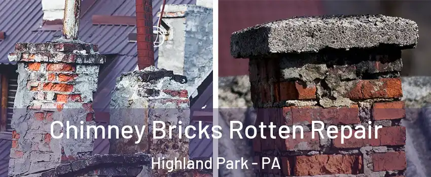 Chimney Bricks Rotten Repair Highland Park - PA