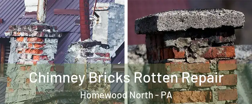 Chimney Bricks Rotten Repair Homewood North - PA