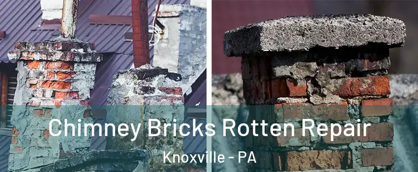 Chimney Bricks Rotten Repair Knoxville - PA
