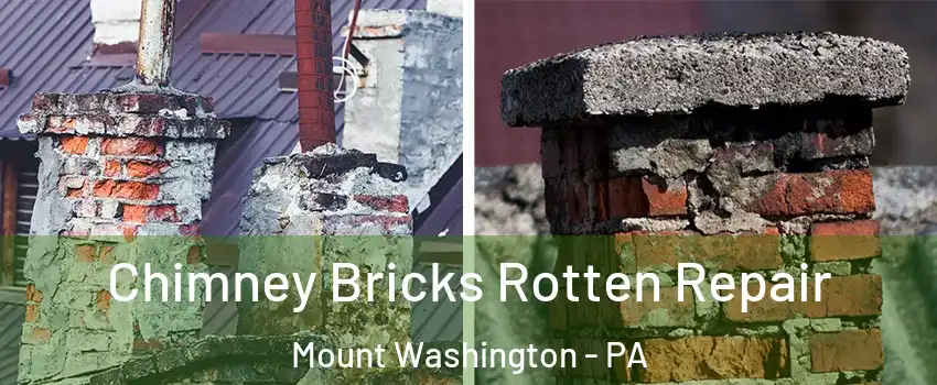 Chimney Bricks Rotten Repair Mount Washington - PA