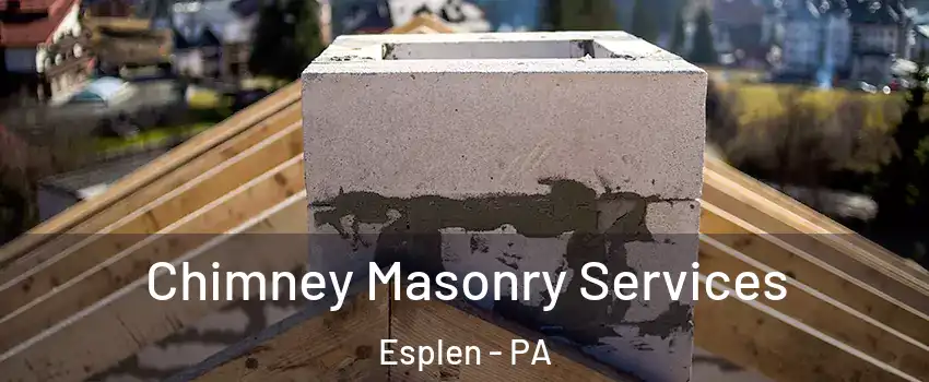 Chimney Masonry Services Esplen - PA