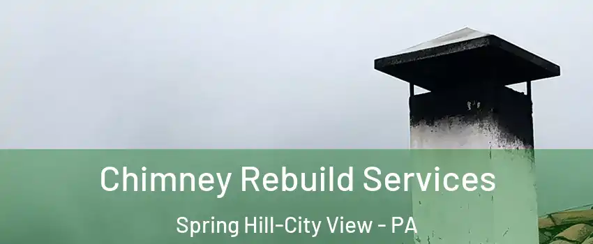 Chimney Rebuild Services Spring Hill-City View - PA