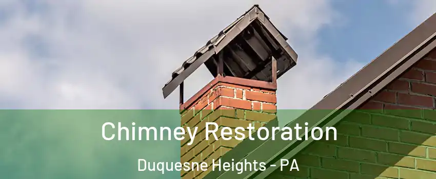 Chimney Restoration Duquesne Heights - PA