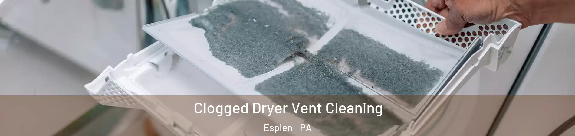Clogged Dryer Vent Cleaning Esplen - PA