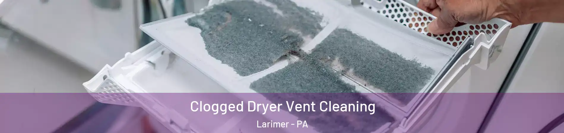 Clogged Dryer Vent Cleaning Larimer - PA