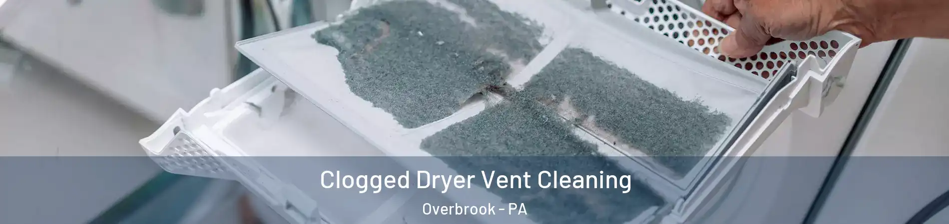 Clogged Dryer Vent Cleaning Overbrook - PA