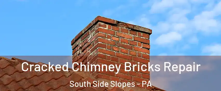 Cracked Chimney Bricks Repair South Side Slopes - PA
