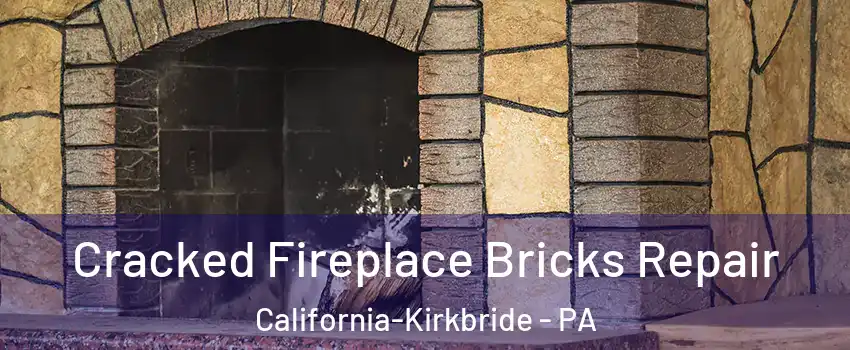 Cracked Fireplace Bricks Repair California-Kirkbride - PA