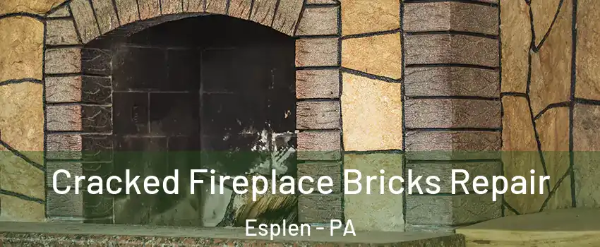 Cracked Fireplace Bricks Repair Esplen - PA