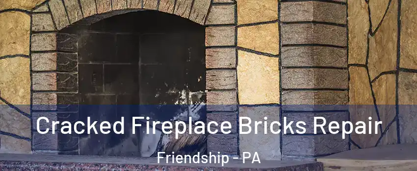 Cracked Fireplace Bricks Repair Friendship - PA