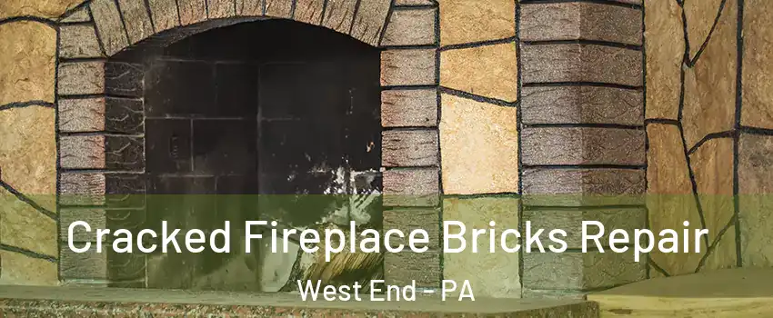 Cracked Fireplace Bricks Repair West End - PA