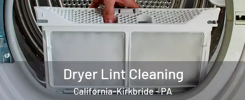 Dryer Lint Cleaning California-Kirkbride - PA