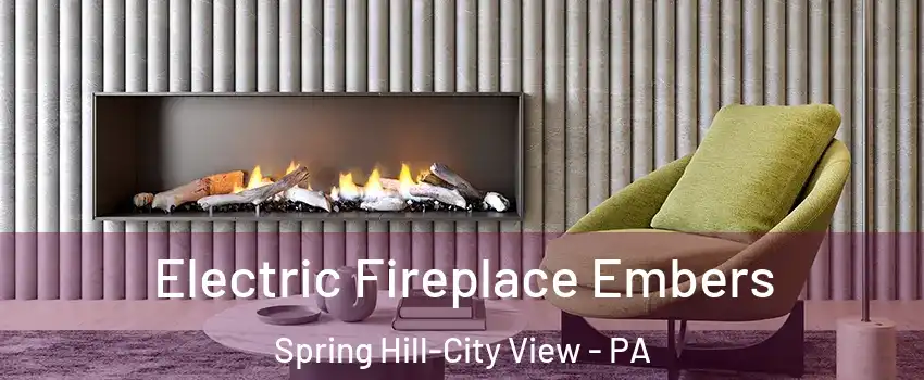 Electric Fireplace Embers Spring Hill-City View - PA