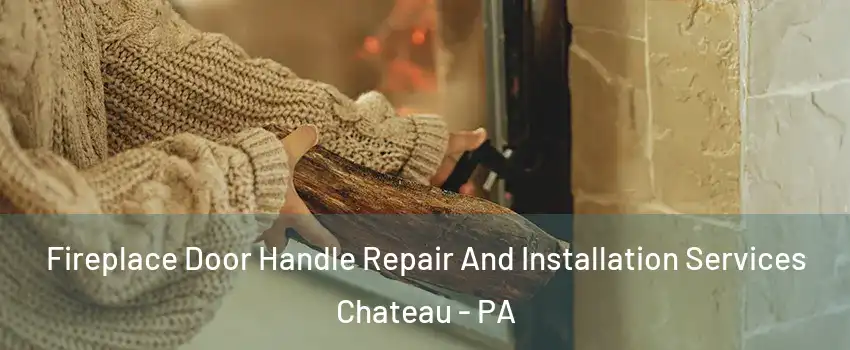Fireplace Door Handle Repair And Installation Services Chateau - PA