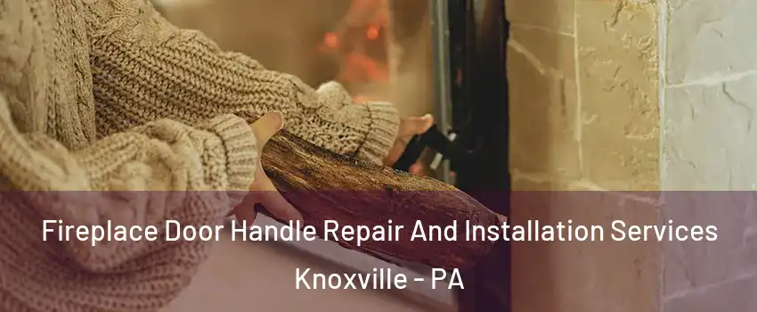 Fireplace Door Handle Repair And Installation Services Knoxville - PA