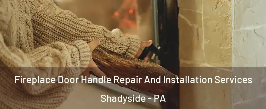 Fireplace Door Handle Repair And Installation Services Shadyside - PA