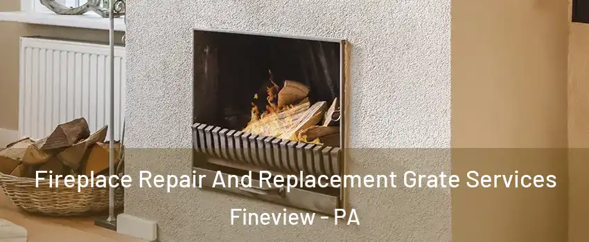 Fireplace Repair And Replacement Grate Services Fineview - PA