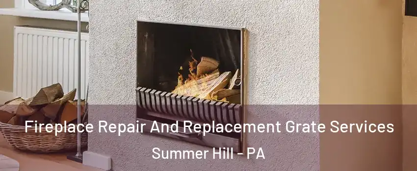 Fireplace Repair And Replacement Grate Services Summer Hill - PA