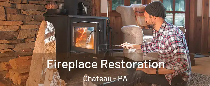 Fireplace Restoration Chateau - PA