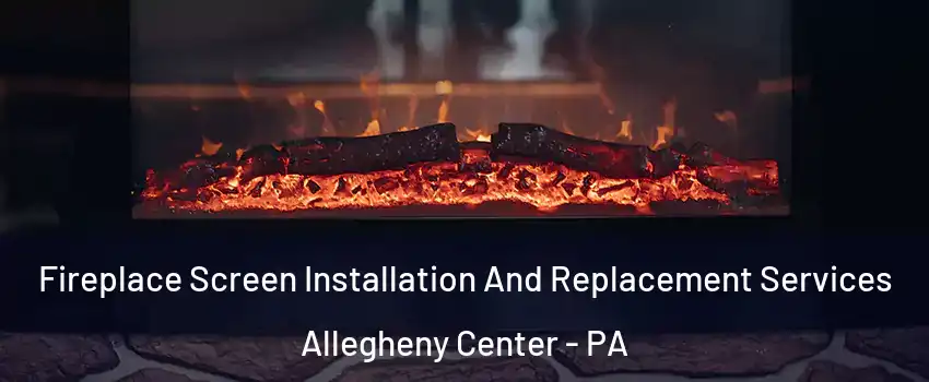 Fireplace Screen Installation And Replacement Services Allegheny Center - PA