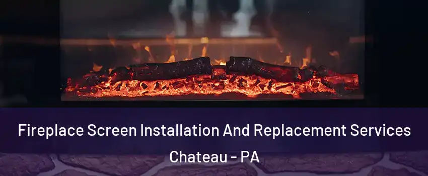 Fireplace Screen Installation And Replacement Services Chateau - PA