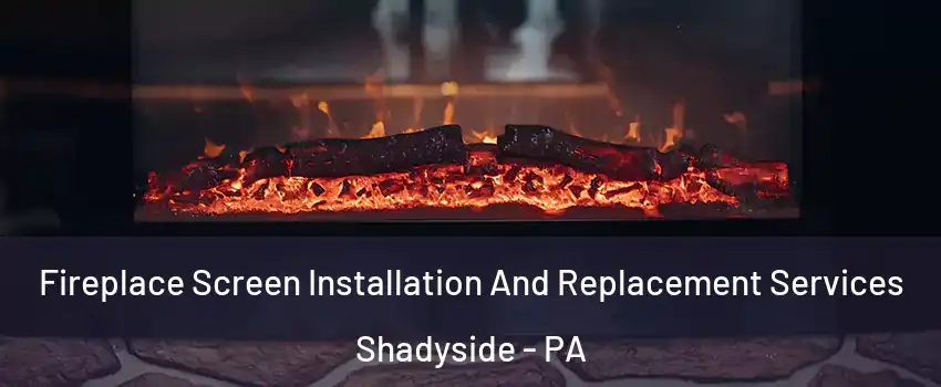 Fireplace Screen Installation And Replacement Services Shadyside - PA