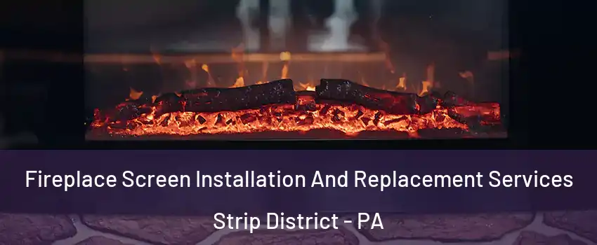 Fireplace Screen Installation And Replacement Services Strip District - PA