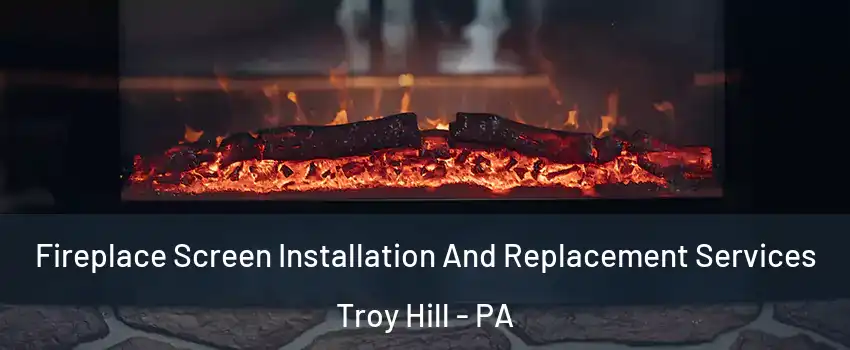Fireplace Screen Installation And Replacement Services Troy Hill - PA