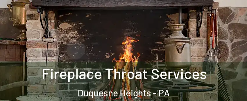 Fireplace Throat Services Duquesne Heights - PA