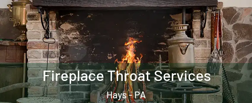 Fireplace Throat Services Hays - PA