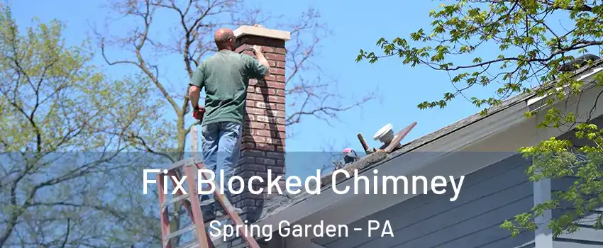Fix Blocked Chimney Spring Garden - PA