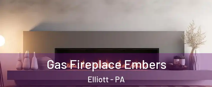 Gas Fireplace Embers Elliott - PA