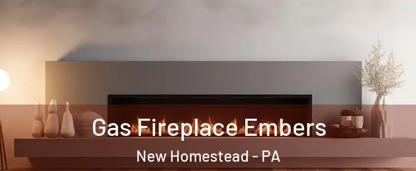 Gas Fireplace Embers New Homestead - PA
