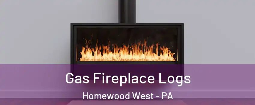 Gas Fireplace Logs Homewood West - PA