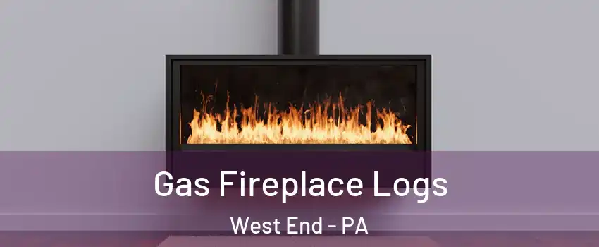 Gas Fireplace Logs West End - PA