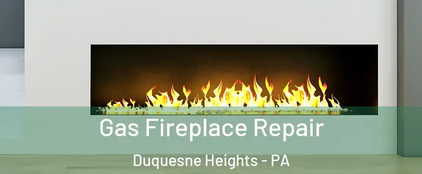 Gas Fireplace Repair Duquesne Heights - PA