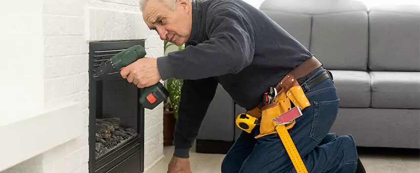 New Indoor Fireplace Installation in Arlington Heights, Pennsylvania