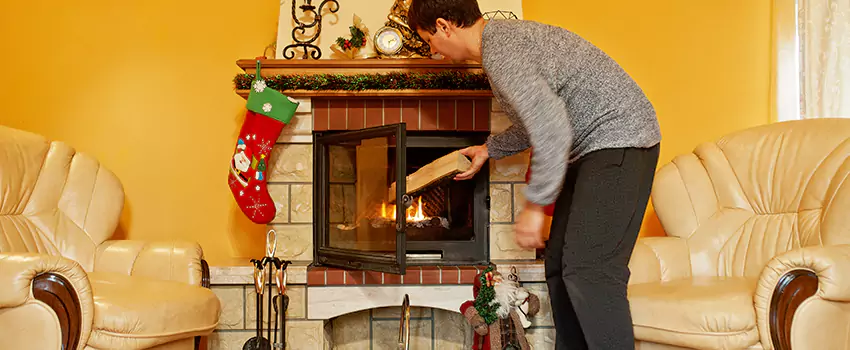 Rusted Metal Fireplace Restoration in Allentown, Pennsylvania