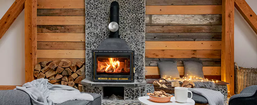 Thelin Hearth Products Direct Vent Gas Stove Fireplace Inspection in Allentown, Pennsylvania