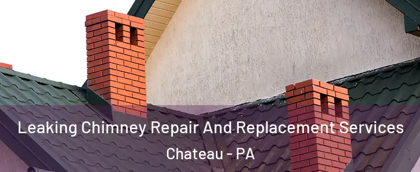 Leaking Chimney Repair And Replacement Services Chateau - PA