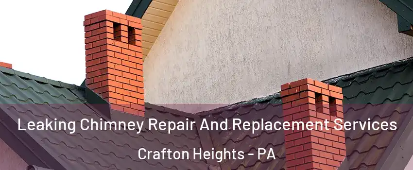 Leaking Chimney Repair And Replacement Services Crafton Heights - PA
