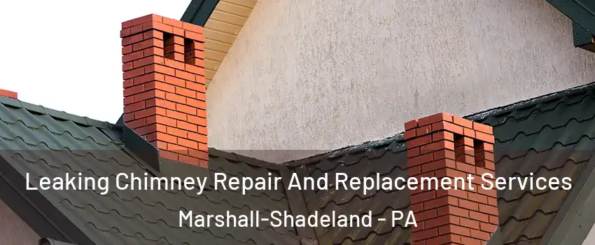 Leaking Chimney Repair And Replacement Services Marshall-Shadeland - PA