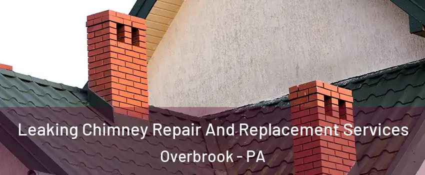 Leaking Chimney Repair And Replacement Services Overbrook - PA