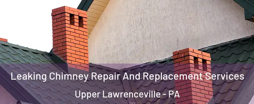 Leaking Chimney Repair And Replacement Services Upper Lawrenceville - PA